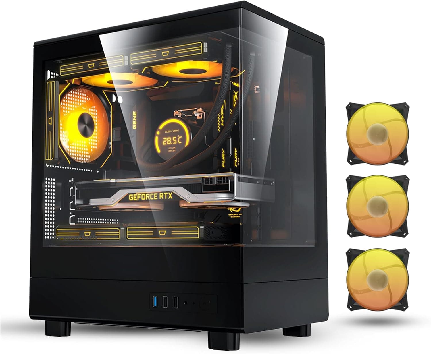 DARKFLASH DB330MB 3ARGB FAN BLACK