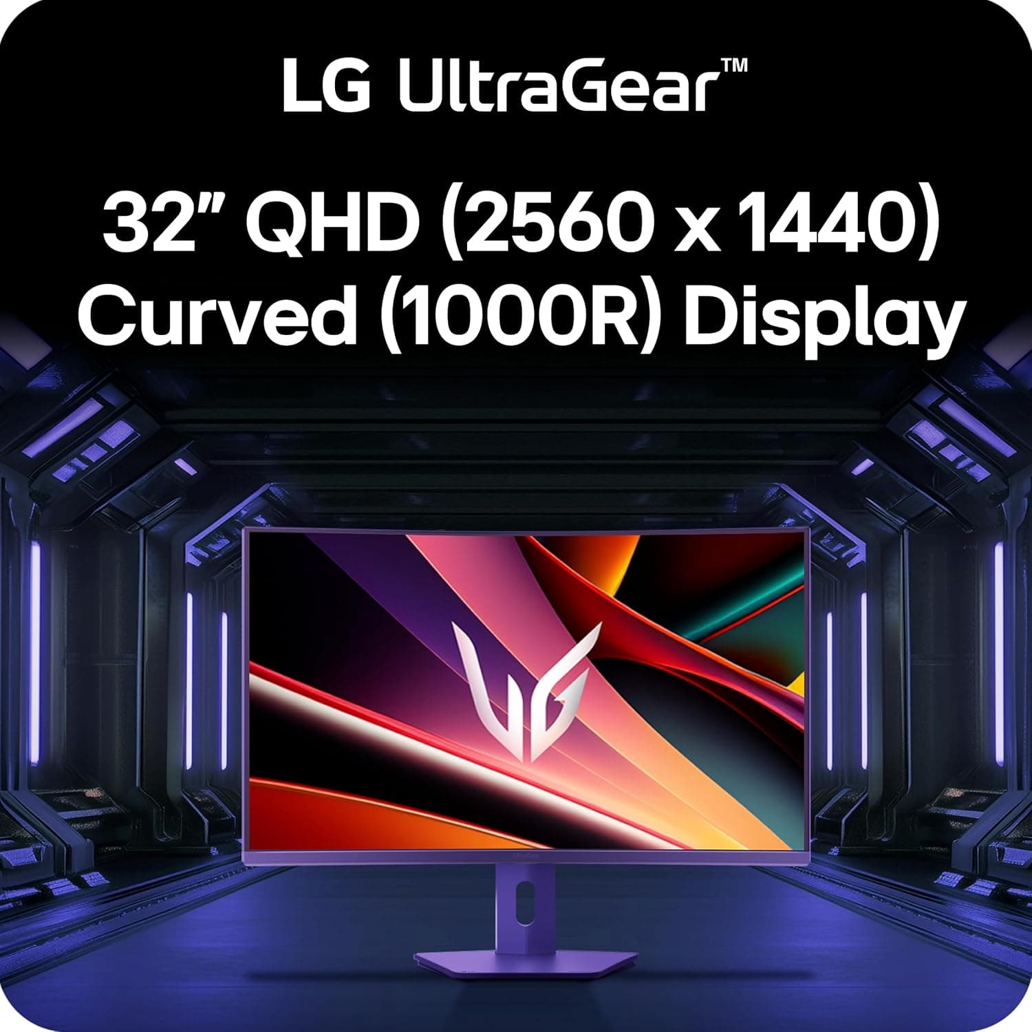 LED 32" LG 32G600A-B QHD CURVED 180HZ 1MS ULTRA GEAR