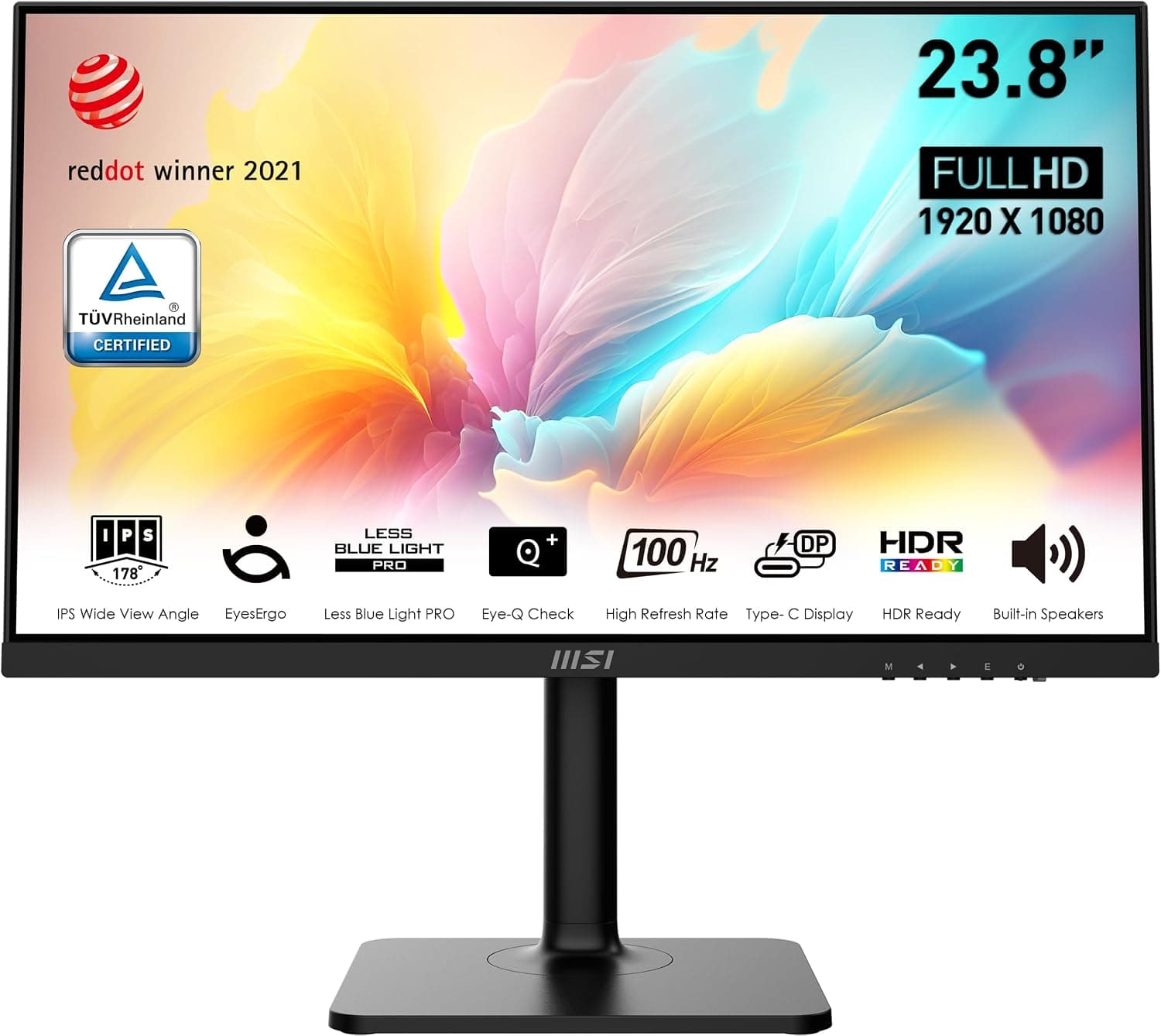 LED 24" MSI MD2412P MODERN 23.8" WITH SPEAKER 100HZ 1MS FHD IPS