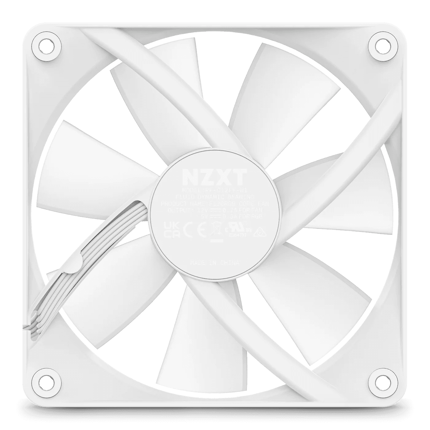 Case Fan Nzxt F120 White