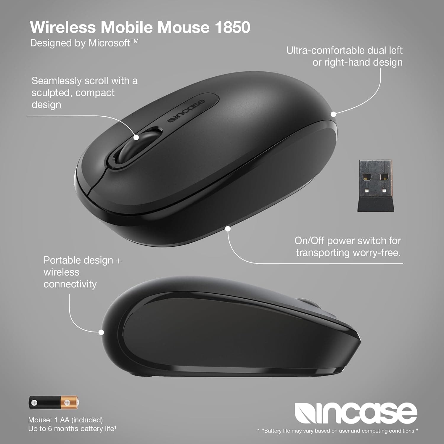 1850 WIRELESS BLACK EMEA