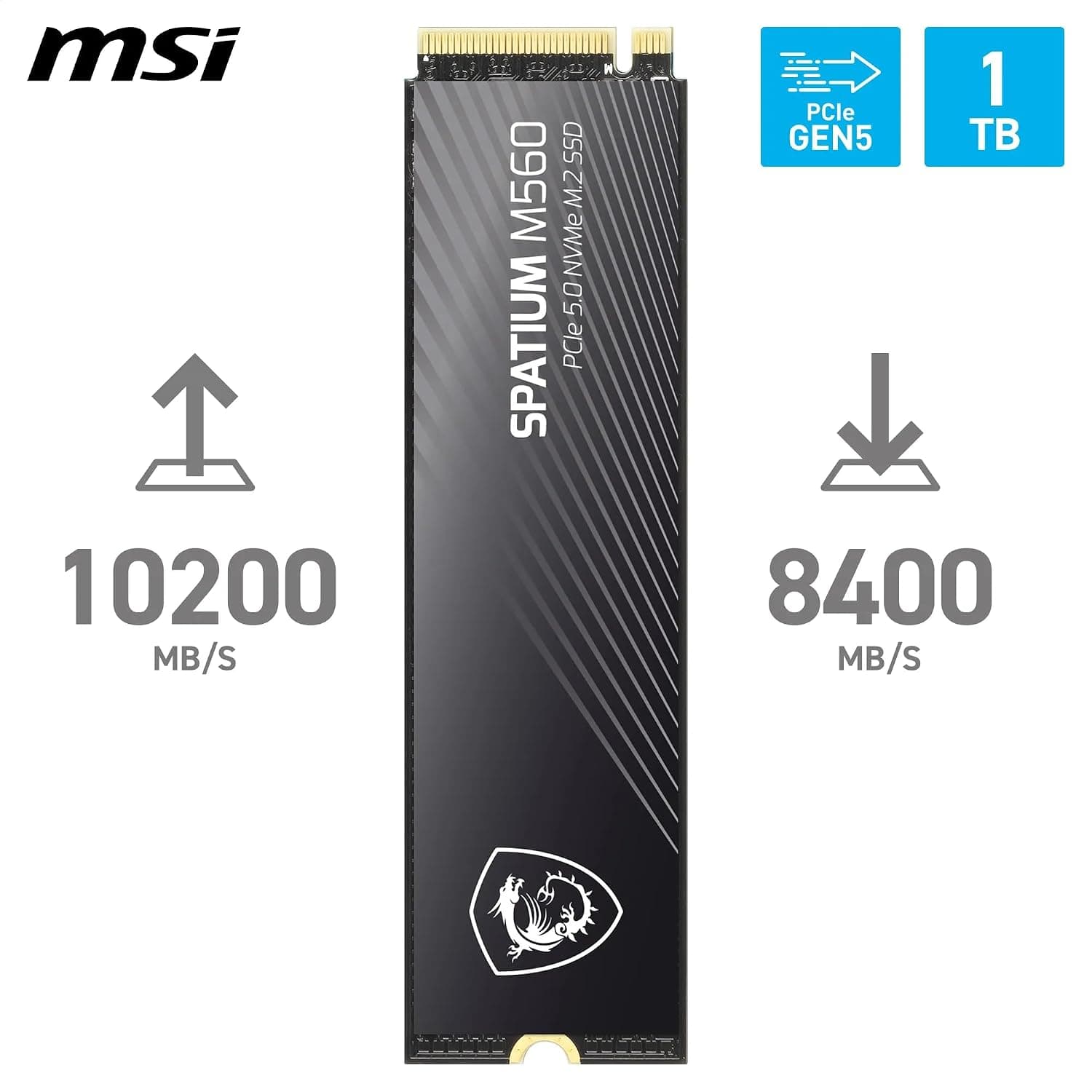 MSI SPATIUM M560 1TB NVMe SSD