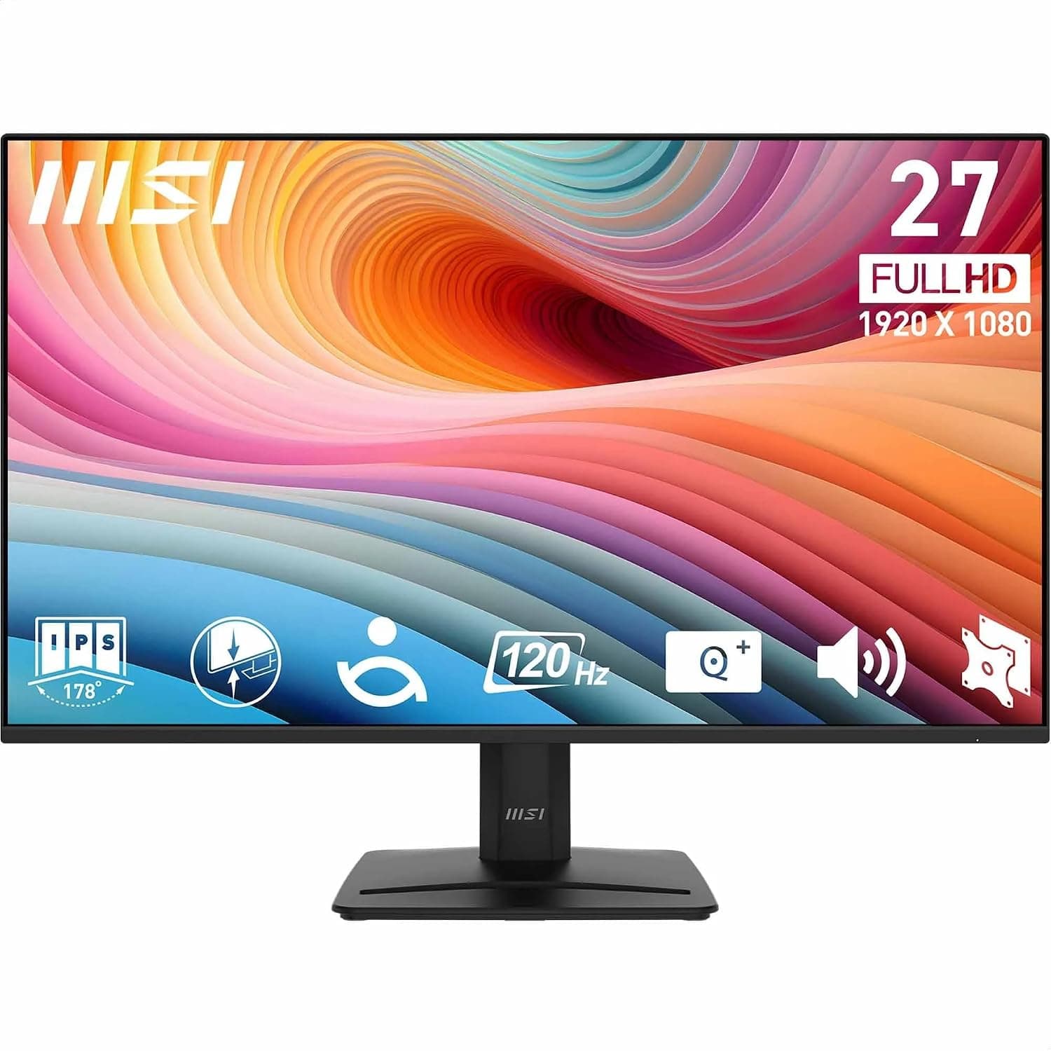 LED 27" MSI MP275E2 120HZ 1MS FHD IPS WITH SPEAKER BLACK COLOR