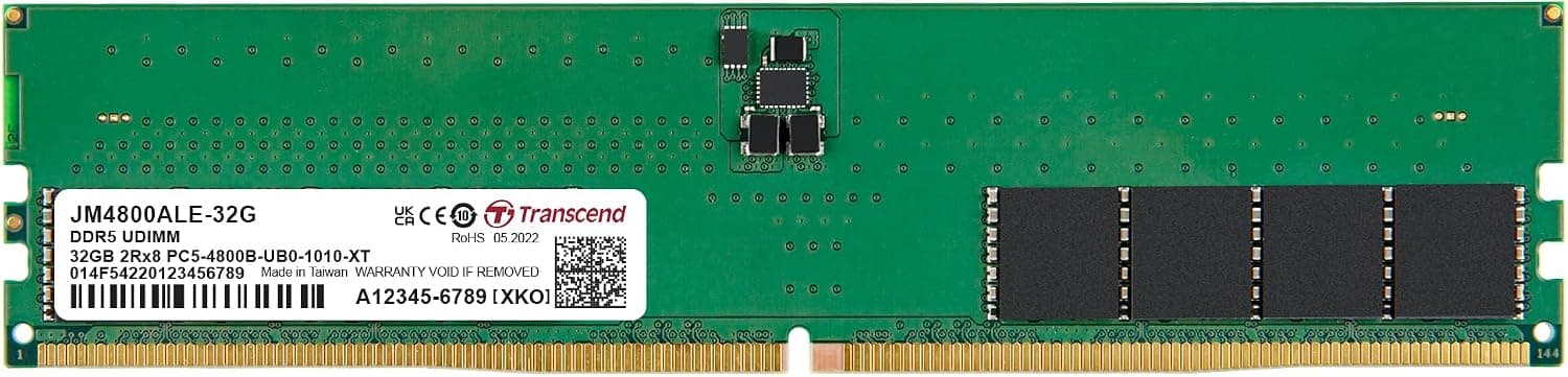 Transcend 32GB DDR5 4800MHz RAM