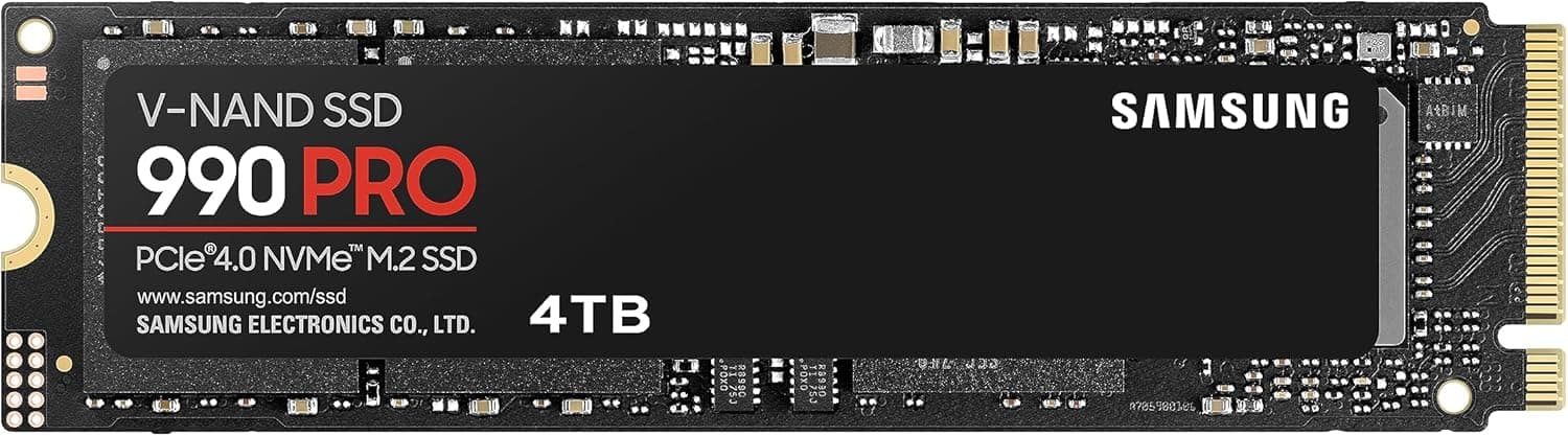 Samsung 990 PRO 4TB NVMe SSD