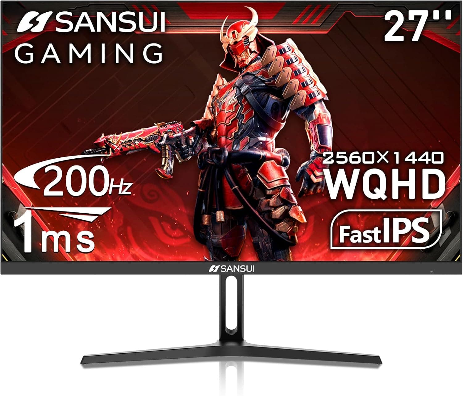 LED 27" SANSUI ES-G27F2Q FLAT QHD 180HZ 1MS