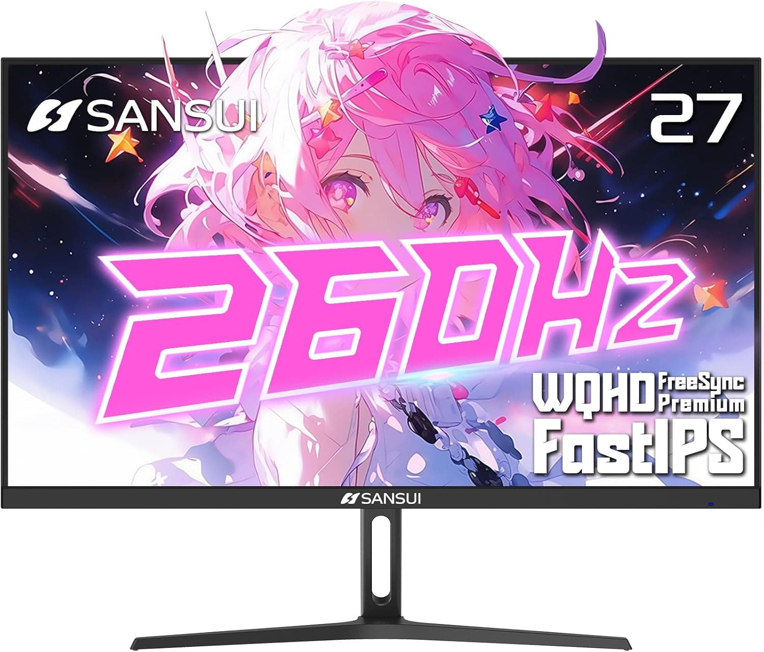 LED 27" SANSUI ES-G27F6Q PRO QHD 240HZ 1MS IPS FLAT