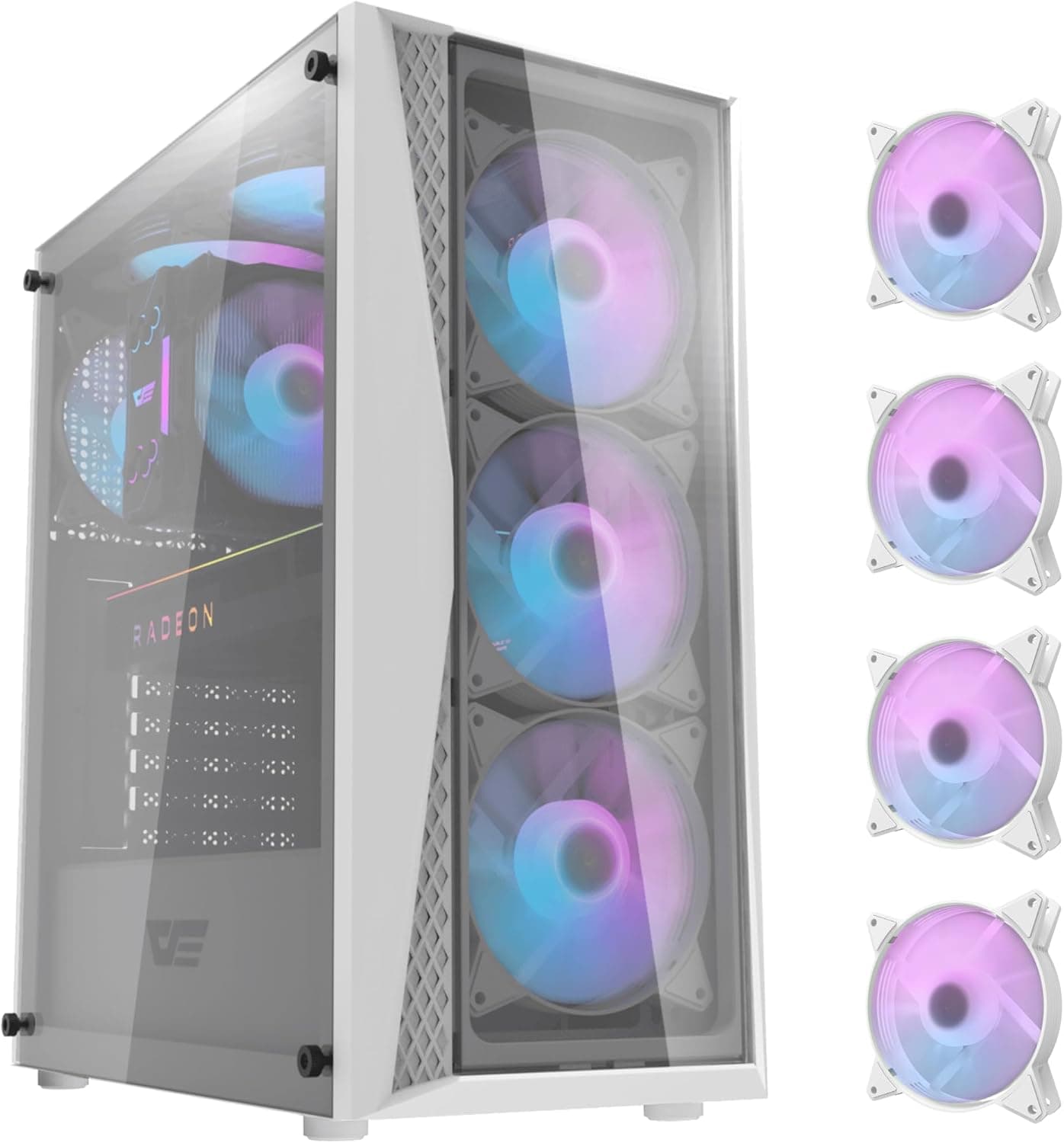 DARKFLASH DK352 PLUS BLACK 4FAN