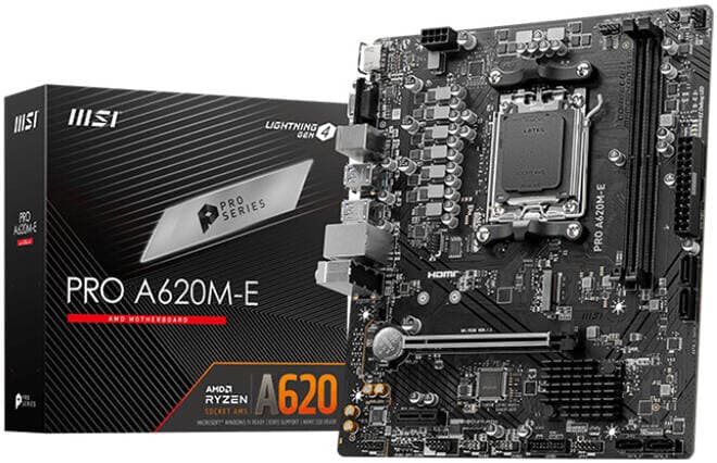 MB MSI Pro A620M-E MATX AM5