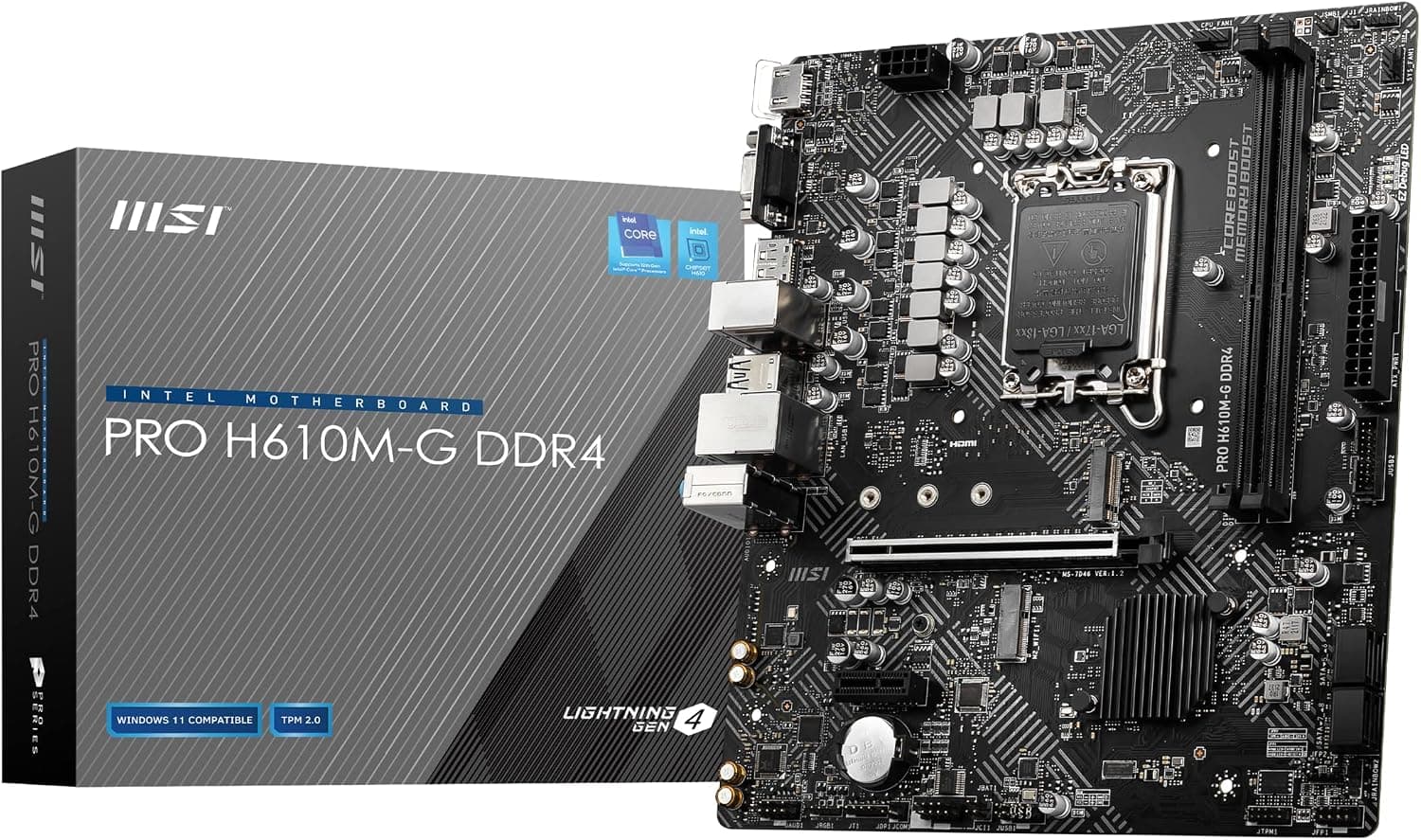 MB MSI Pro H610M-G DDR4 911-7D46-90