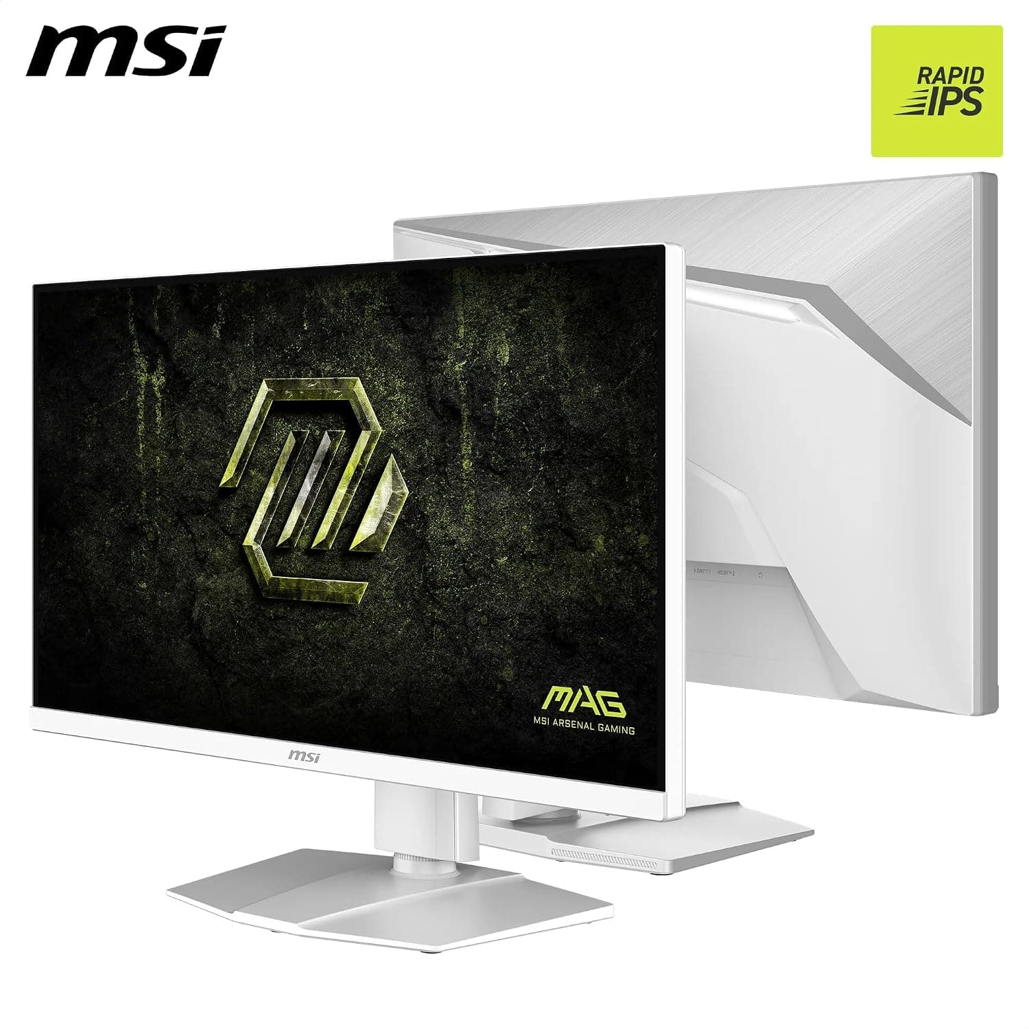 LED 27" MSI MAG 274QRFW QD E2 180HZ 1MS 2560X1440 WQHD IPS FLAT WHITE COLOR