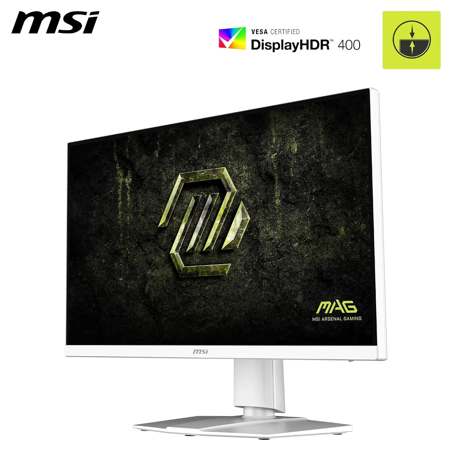 LED 27" MSI MAG 274QRFW QD E2 180HZ 1MS 2560X1440 WQHD IPS FLAT WHITE COLOR