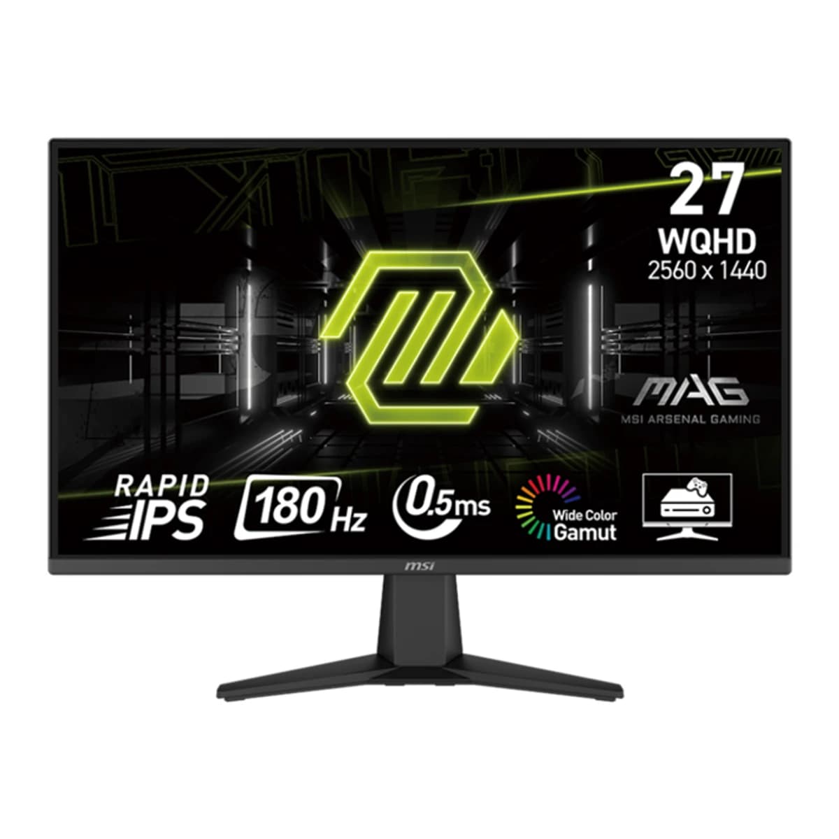 LED 27" MSI MAG 275QF 180HZ 0.5MS IPS WQHD 2560X1440 FLAT 9S6-3CE21M-019