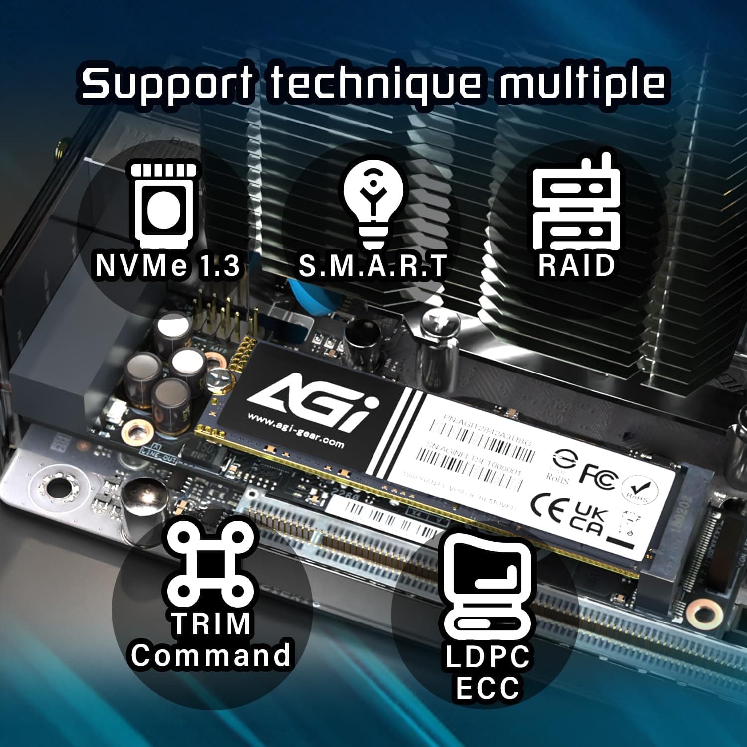 AGI AI298 2TB NVMe SSD