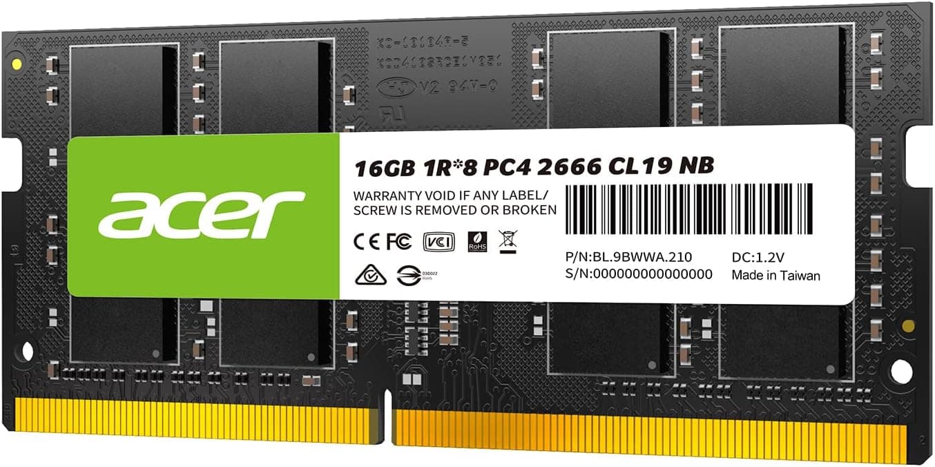 Acer 16GB DDR4 3200MHz RAM