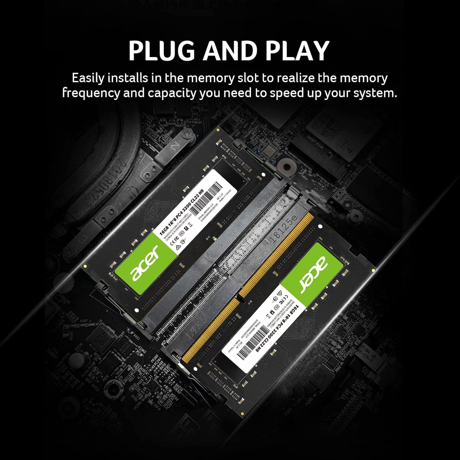 Acer 16GB DDR4 3200MHz RAM