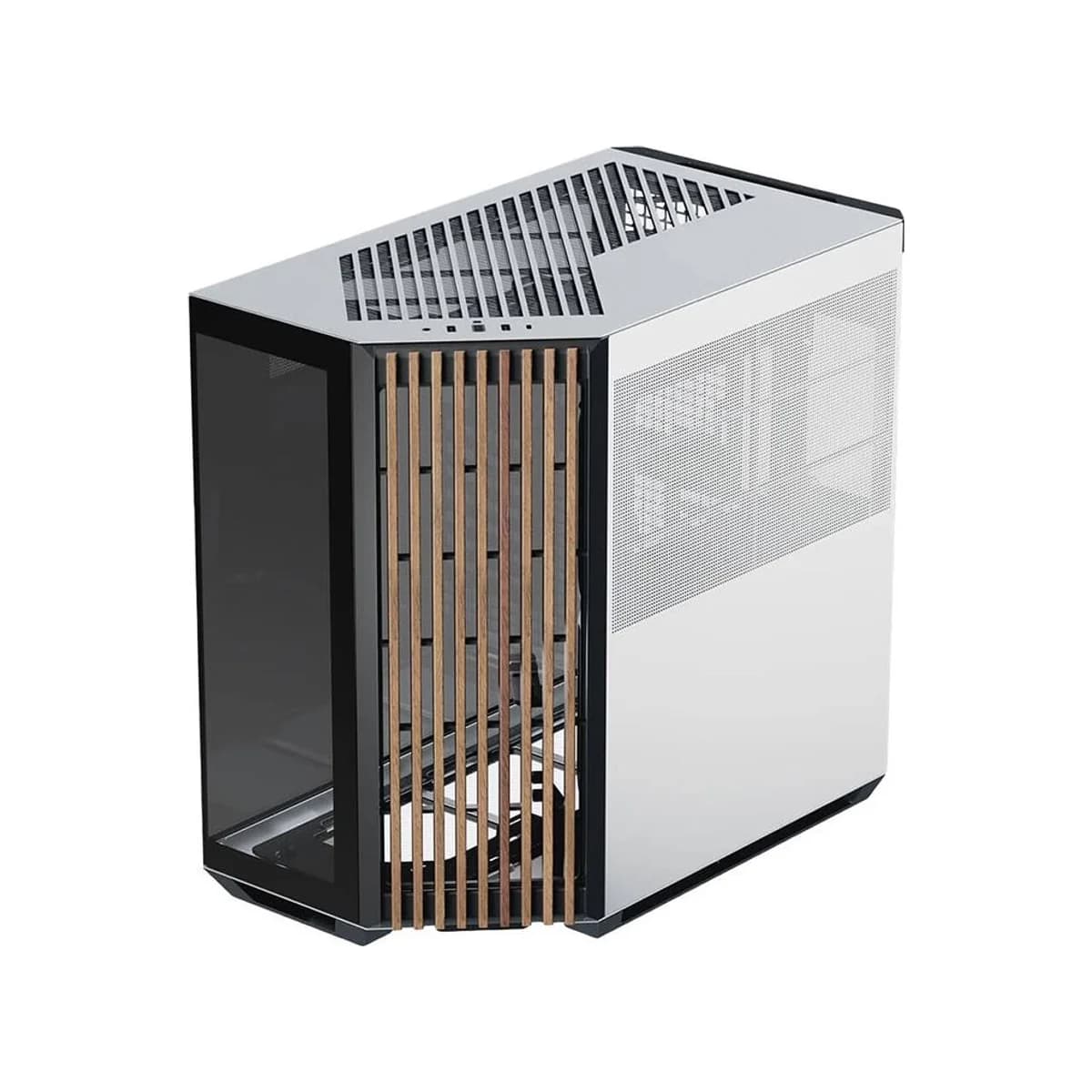 APNX V1 BK V1 BLACK & WHITE/WHITE/ WOODEN NO FAN