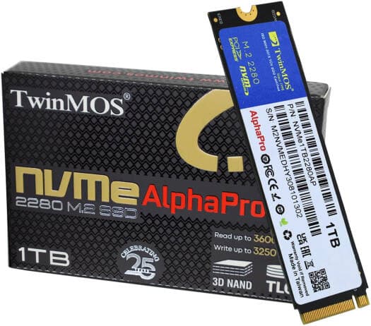TwinMOS 1TB M.2 NVMe SSD