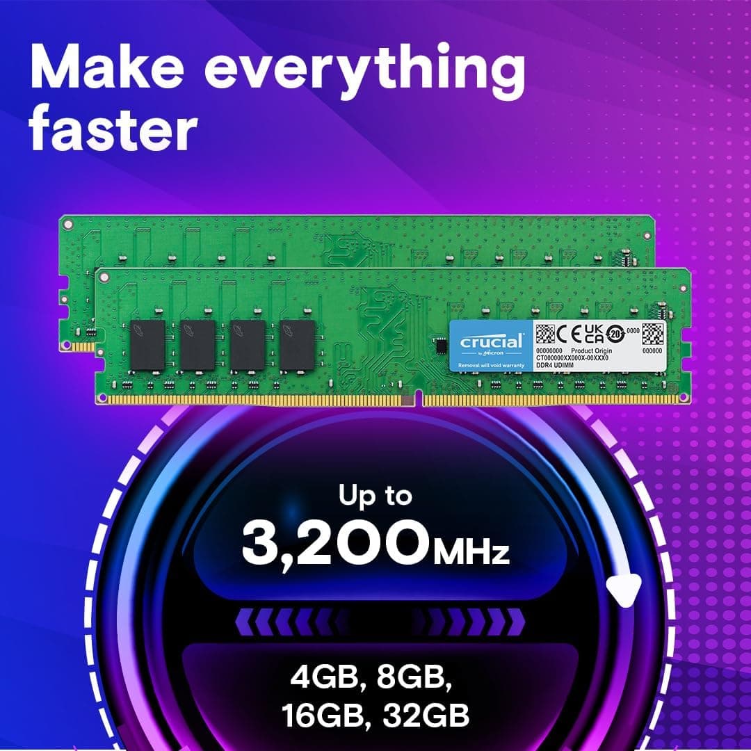 Crucial 8GB DDR4 3200MHz RAM