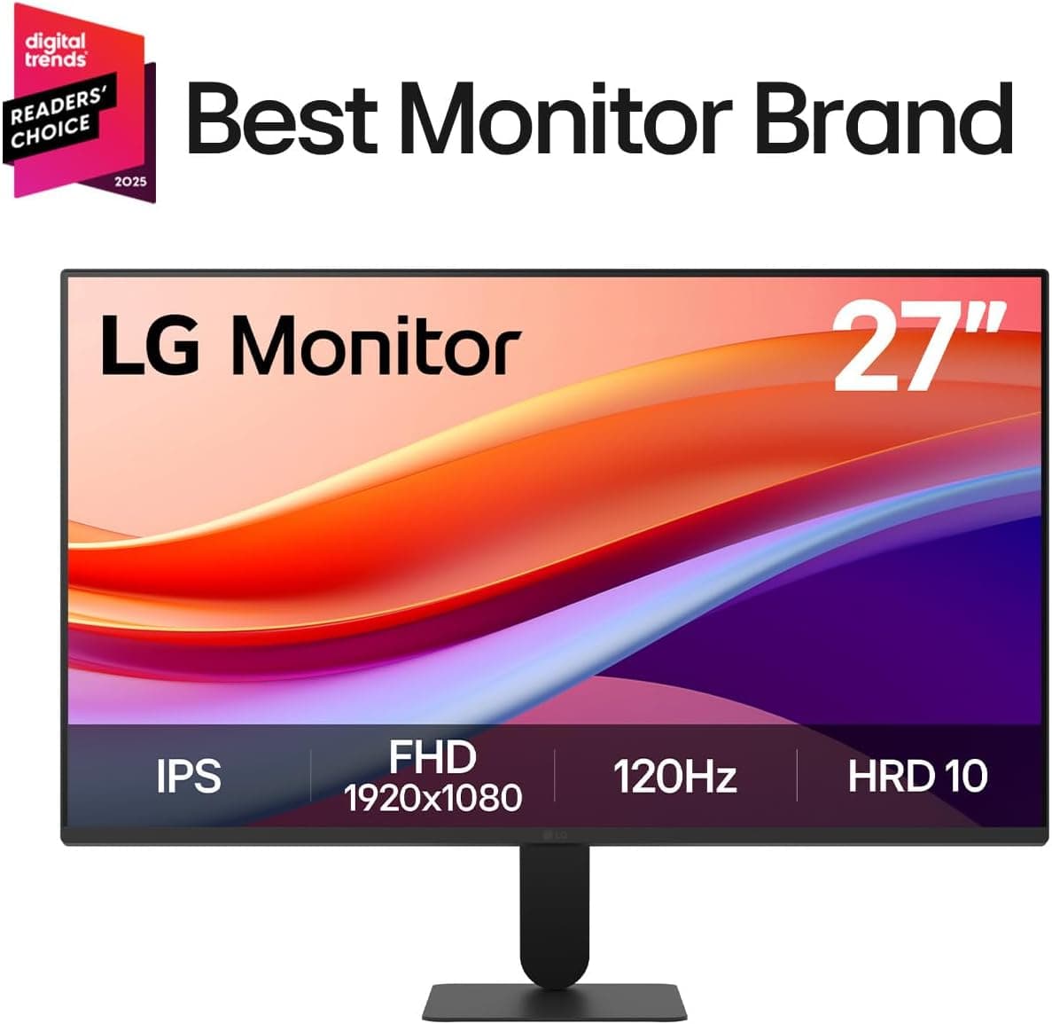 LED 27" LG 27U411A-B FULL HD 120HZ HDR10 MONITOR WITH SLIM STAND