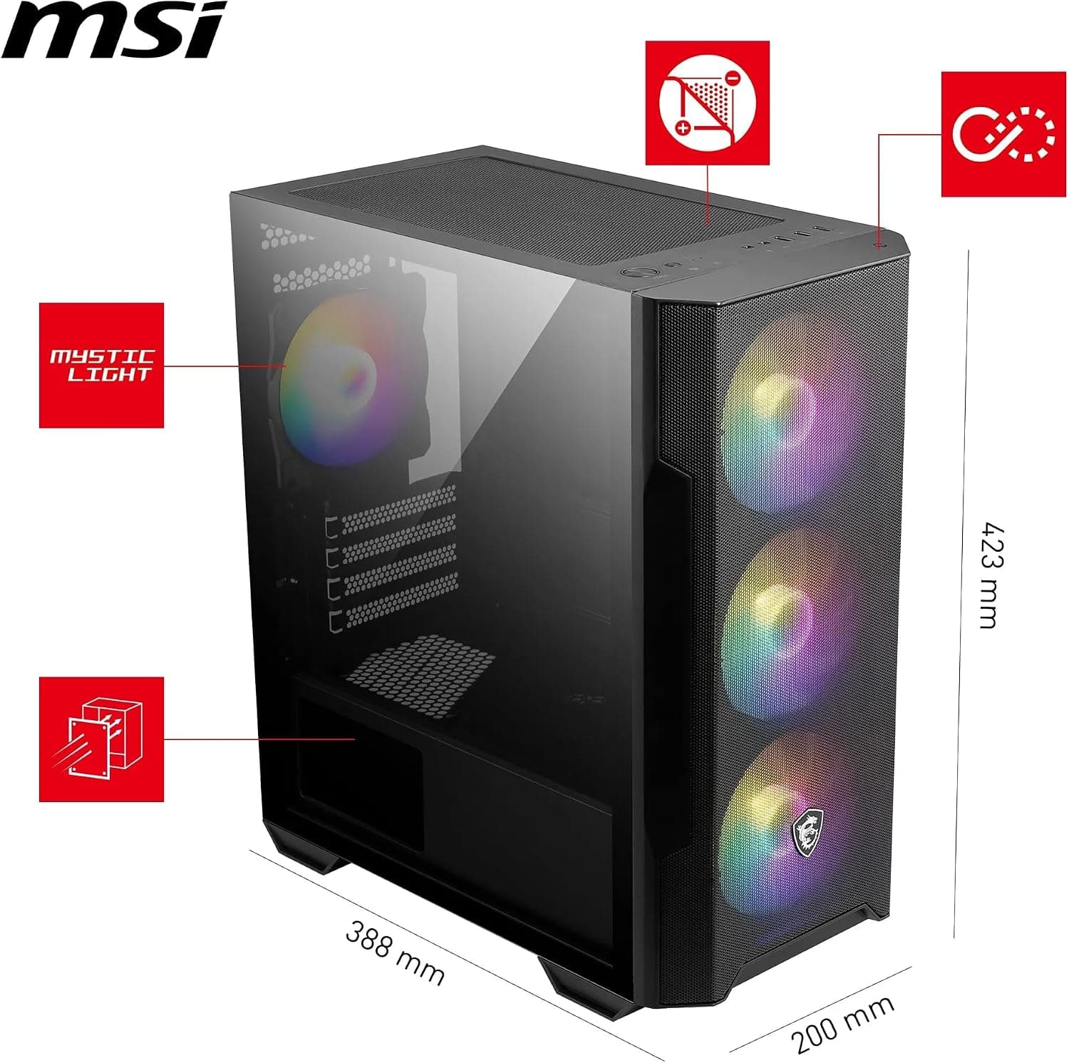 ITX CASE MSI MAG FORGE M100R 306-7G20R21-809