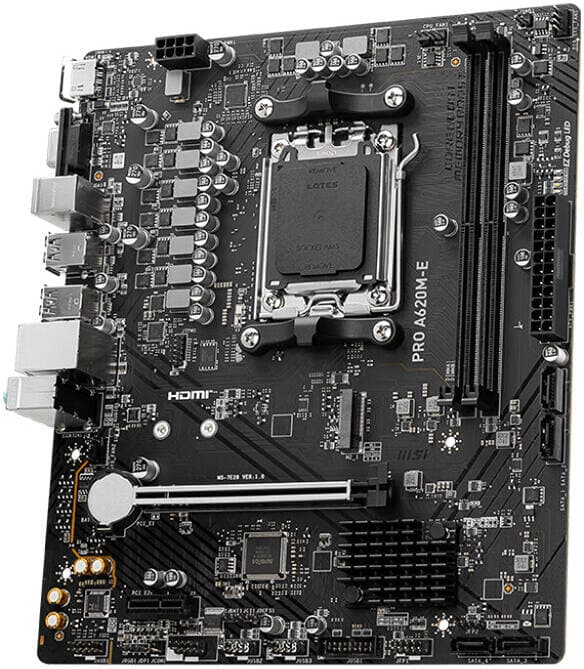 MB MSI Pro A620M-E MATX AM5