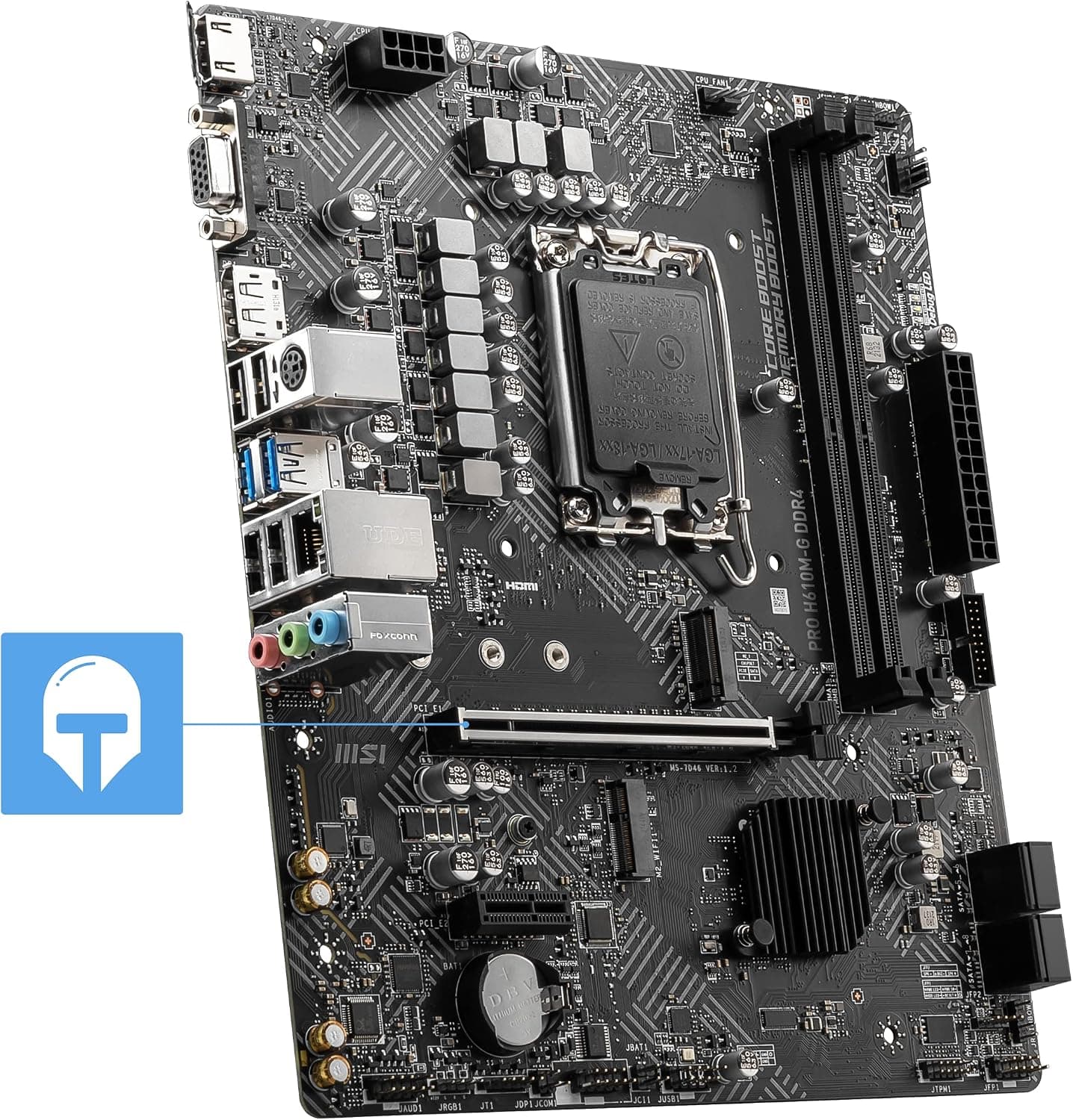 MB MSI Pro H610M-G DDR4 911-7D46-90