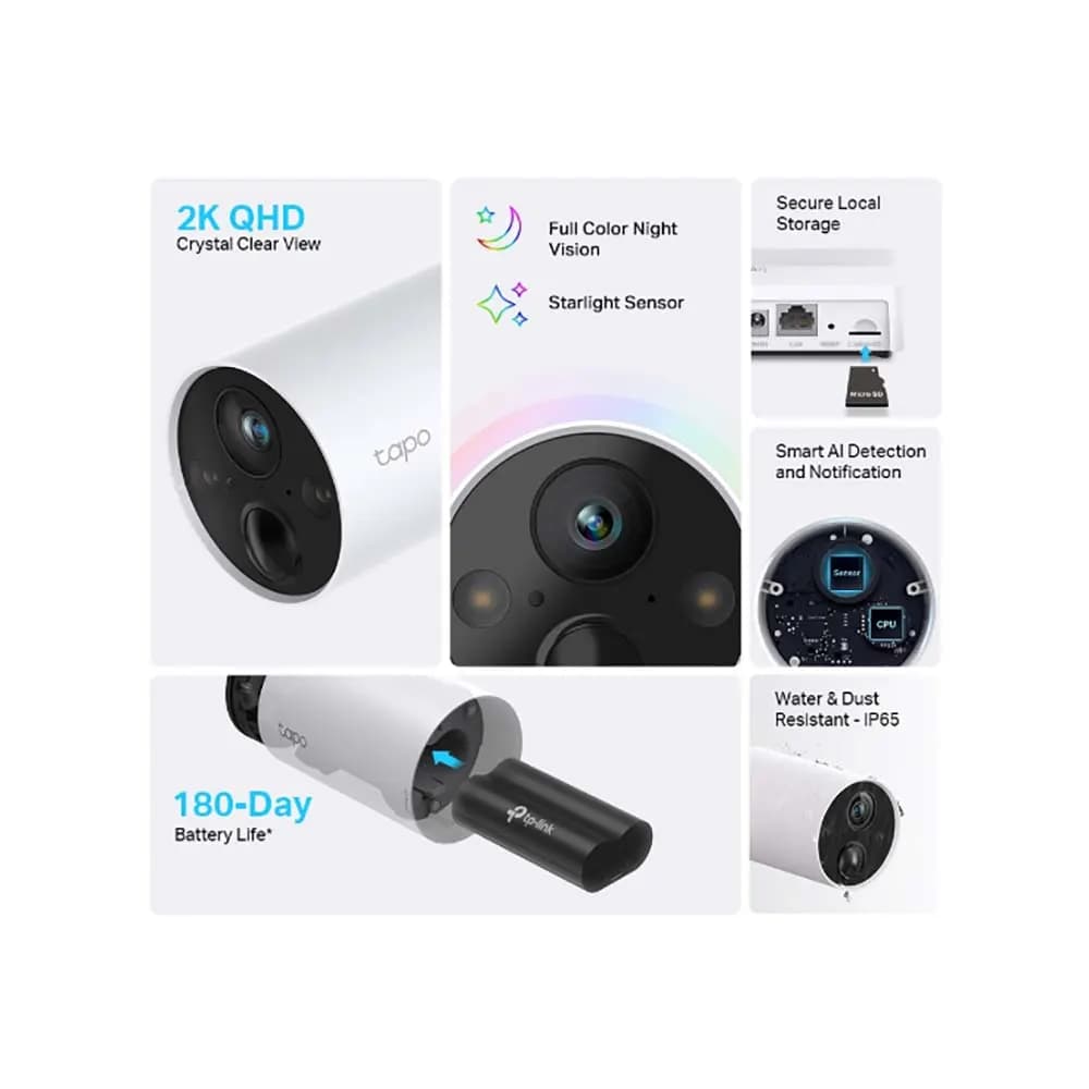 Camera Tapo C420S2 QHD WiFi Wire-Free