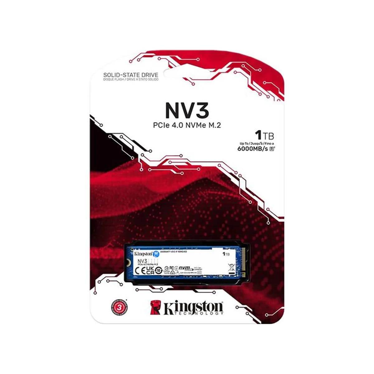 Kingston NV3 1TB NVMe SSD