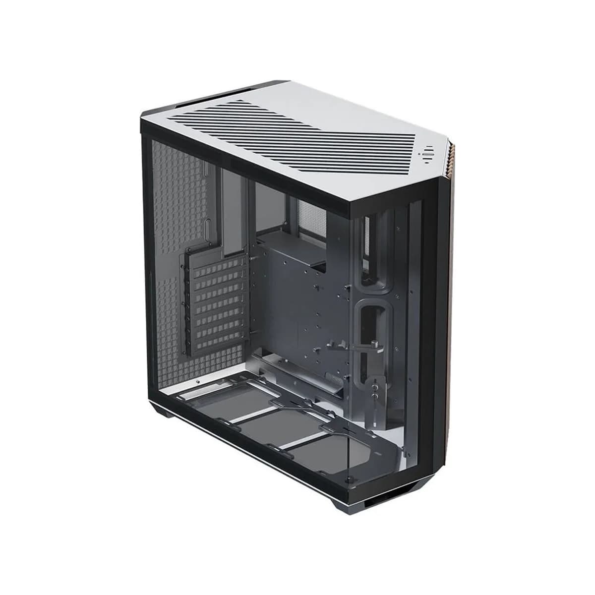 APNX V1 BK V1 BLACK & WHITE/WHITE/ WOODEN NO FAN