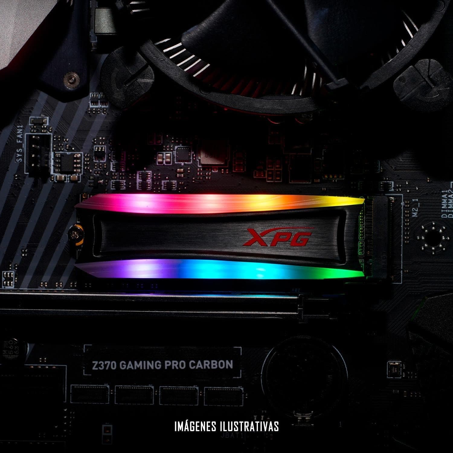 XPG SPECTRIX S40G RGB 512GB NVMe SSD