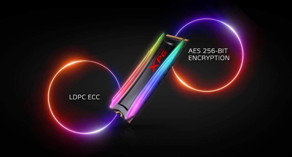 XPG SPECTRIX S40G RGB 512GB NVMe SSD